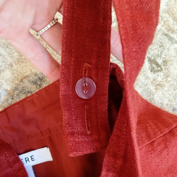 Anthropologie Belle Vere Brown Belted Jumpsuit 2 - Picture 6 of 7